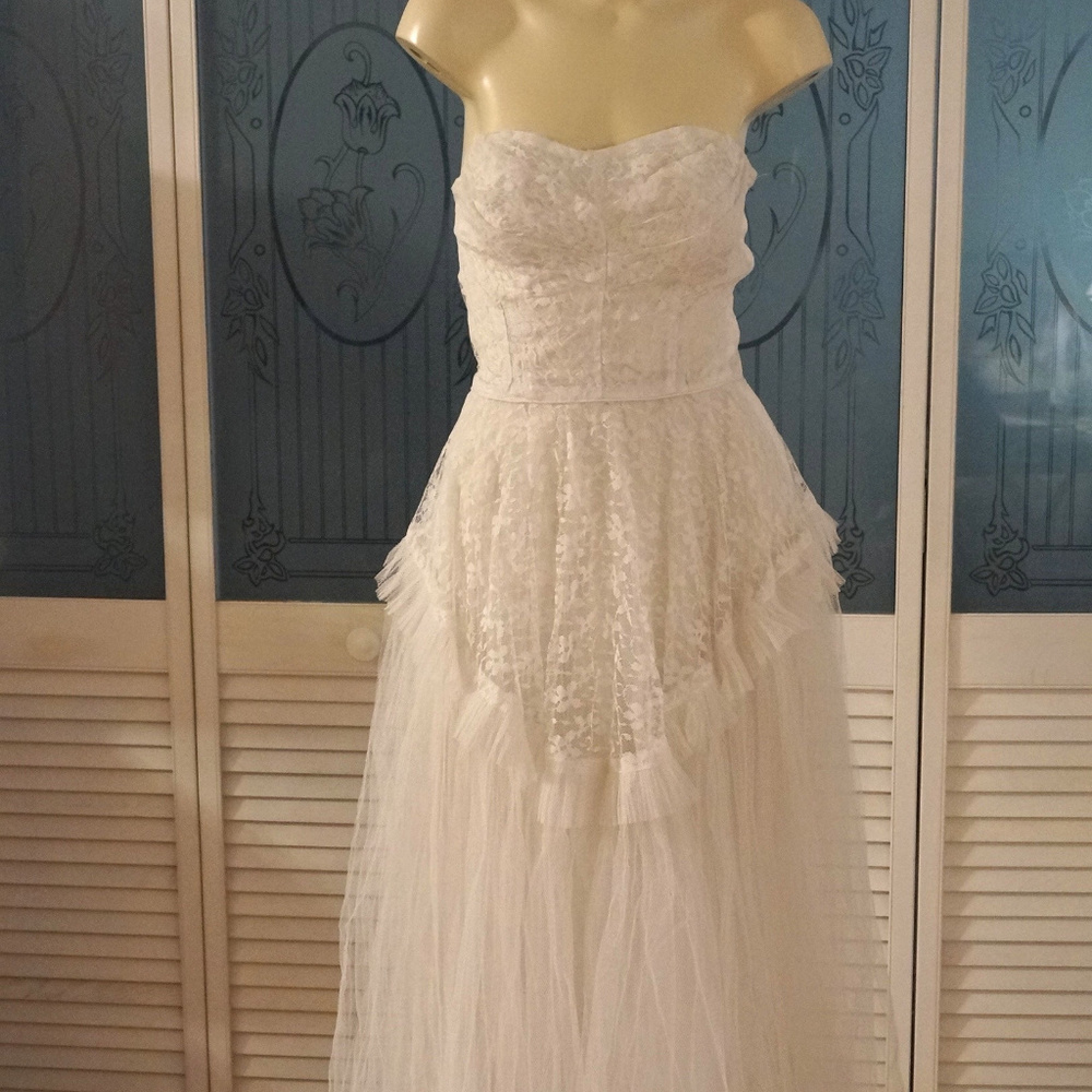 Sold ETSY Cinderella Tulle Lace Bustier Dress - Picture 1 of 4